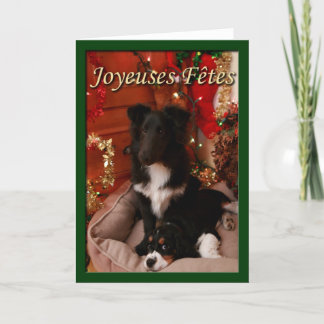 De Feesten van Joyeuses Feestdagen Kaart