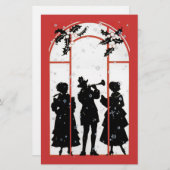 De feestmuzikanten briefpapier (Voorkant / Achterkant)