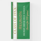 De feesttijd. Klasse Reunion Banner (Verticaal)