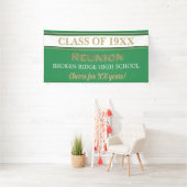 De feesttijd. Klasse Reunion Banner (Insitu)