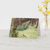 De feiale kikkerprinses van de Princess Kaart (Gele Bloem)