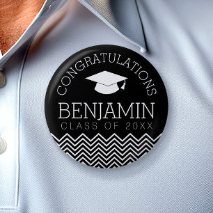De felicitaties Afstuderen Afstuderen KUNNEN KLEUR Ronde Button 5,7 Cm