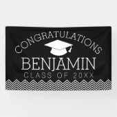 De felicitaties Afstuderen Afstuderen KUNNEN KLEUR Spandoek (Horizontaal)