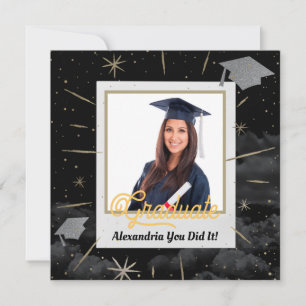 De felicitaties Afstuderen de Klasse van de Afstud Kaart