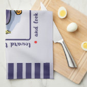 De felicitaties van het afstuderen herinneren het  theedoek (Quarter Fold)