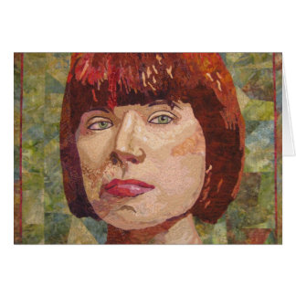 De femme carte vierge forte en détail