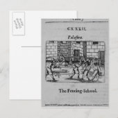 De Fencing School Briefkaart (Voorkant / Achterkant)