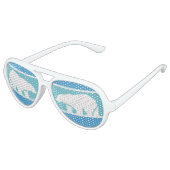 De Fête Aviateur Lunettes Ours Polaire Baignade (Angle)