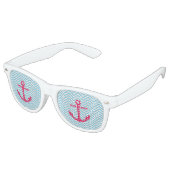De Fête Retro Lunettes d'Ancre cardiaque (Angulaire)