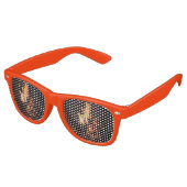 De Fête Retro Visage dans les lunettes Flames (Angulaire)