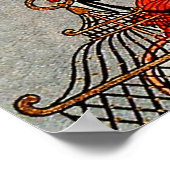 De Fickle Bird van George Barbier Poster (Hoek)