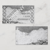 De Fidélité carte à perforation pour changer d'huile (Devant / Derrière)