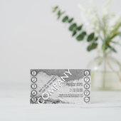 De Fidélité carte à perforation pour changer d'huile (Debout devant)