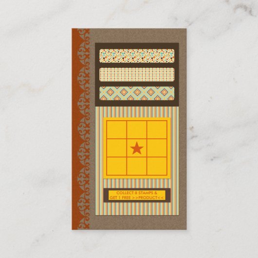 De Fidélité Carte acheteur fréquent motif (Devant)