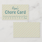 De Fidélité Carte Chore (Devant / Derrière)
