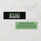 De Fidélité carte perforante pho bowls (Devant / Derrière)