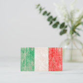 De Fidélité carte perforée drapeau italien (Debout devant)