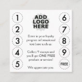 De Fidélité carte perforée simple (Devant)