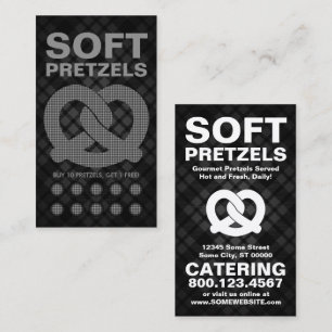 De Fidélité carte poinçonnée bretzel souple plaid