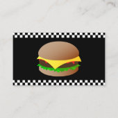 De Fidélité carte punch hamburgers modèle (Devant)