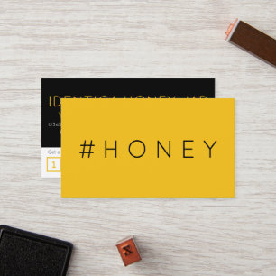 De Fidélité Carte punch #HONEY hashtag loyalty