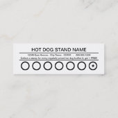 De Fidélité carte punch hot dogs (Dos)