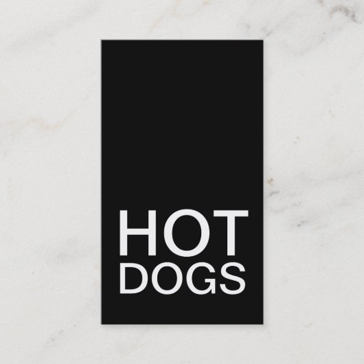 De Fidélité carte punch hot dogs (Devant)