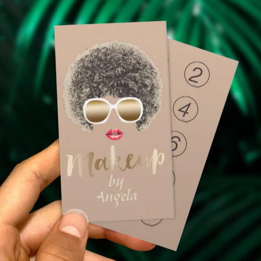 De Fidélité Carte Punch Loyauté | Maquillage naturel moderne d