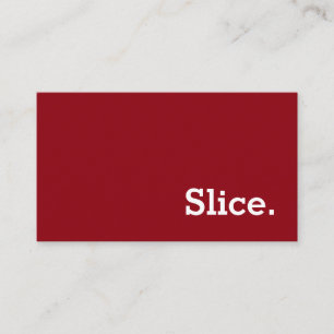 De Fidélité Carte Punch Loyauté Simple Slice Word