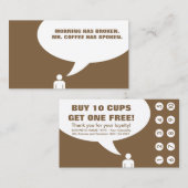 De Fidélité carte punch m café (Devant / Derrière)