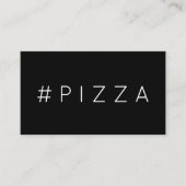 De Fidélité Carte punch #PIZZA hashtag loyalty (Devant)