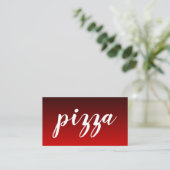 De Fidélité carte punch pizza loyalty (Debout devant)