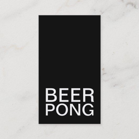De Fidélité carte punch pong bière (Devant)