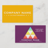 De Fidélité Carte pyramidale du programme LOYALTY (personnalis (Devant / Derrière)