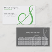 De Fidélité carte verte aérienne initiale (Devant / Derrière)