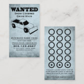 De Fidélité charrue à neige carte d'estampille (Devant / Derrière)