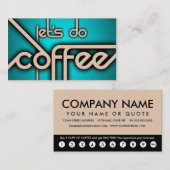 De Fidélité faisons le café (la carte perforée) (Devant / Derrière)