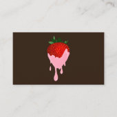 De Fidélité fraise chocolat fraises punch carte (Devant)