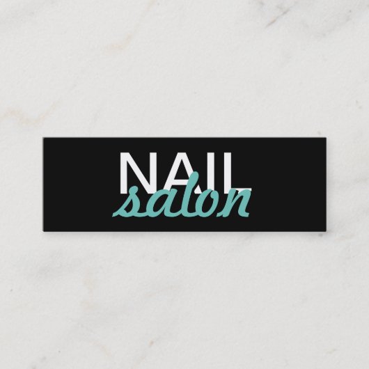 De Fidélité le salon d'ongle manicures la carte perforée (Devant)