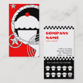 De Fidélité punk cupcakes carte punk (Devant / Derrière)