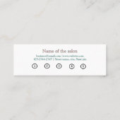 De Fidélité script simple minimal ajoutez votre texte carte d (Dos)