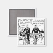 De fietsclub magneet (Voorkant / Achterkant)