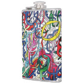 De fijne kneepjes. heupfles (Links)