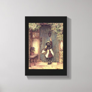 De fijne kunstklep van de bezoeker canvas afdruk