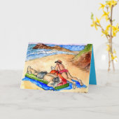 DE FIJNE WENSKAARTEN VAN DE KUNST - KUNSTENAAR - H KAART (Gele Bloem)