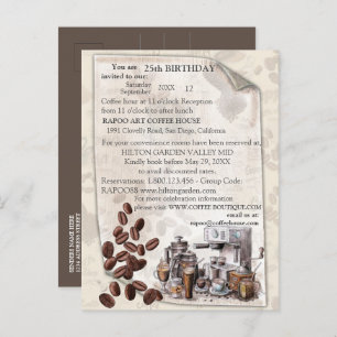 De Fika Swedish Coffee Morning Tradition Aankondigingskaart