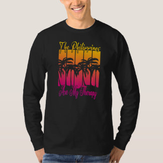 De Filipijnen zijn mijn therapie Philippine Palm T T-shirt
