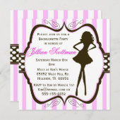 De filles de nuit invitation de partie de (Devant / Derrière)