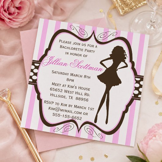 De filles de nuit invitation de partie de