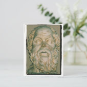 De filosoof Socrates Briefkaart (Staand voorkant)